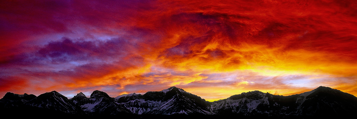 Dermot O'kane Sunset in the Crowsnest Pass